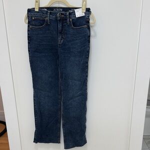 J. Crew Women's Dark Blue Straight Leg Jeans